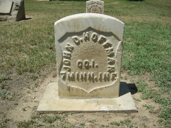 Hoffman, John Depew gravesite