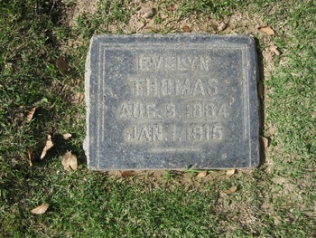 Thomas,   Evelyn gravesite