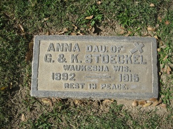 Stoeckel, Anna gravesite