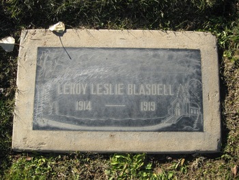 Blasdell, LeRoy Leslie gravesite