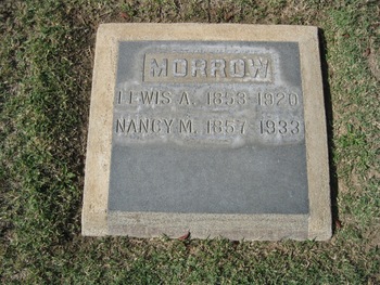 Morrow,   Lewis A. gravesite