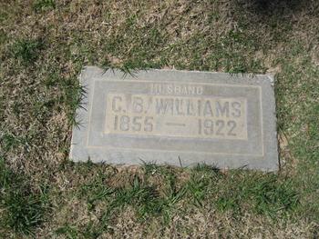 Williams, Charles B gravesite