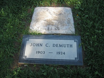 Demuth, John Conrad gravesite