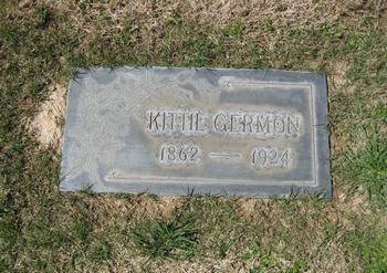 Germon, Kittie Laura gravesite