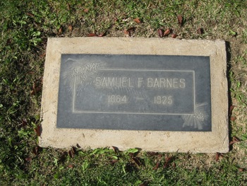 Barnes, Samuel Fredrick gravesite