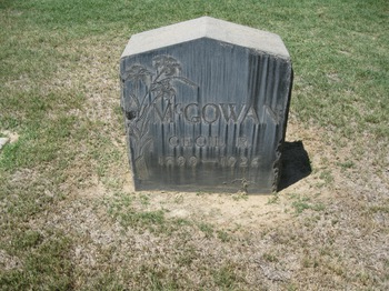 McGowan, Cecil Ross gravesite