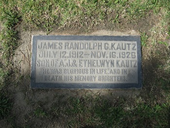 Kautz, James Randolph gravesite