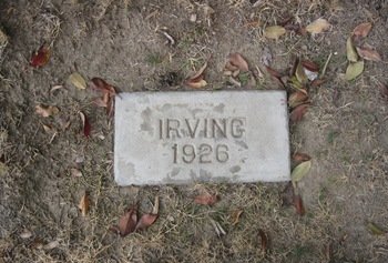 Irving, Herbert Lawrence gravesite