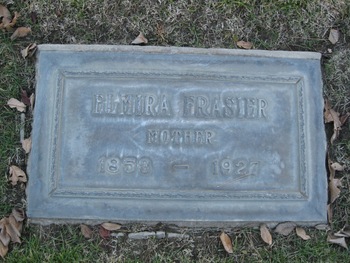 Frasier, Elmira gravesite