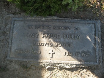 Purdy, Amy gravesite