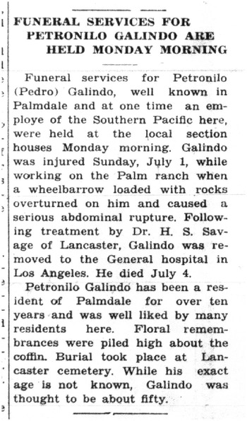 Galindo, Pedronilo ('Pedro') obituary