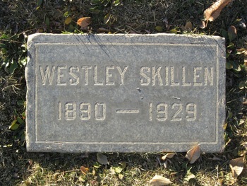 Skillen, Westervilt John ('Westley') gravesite