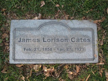 Gates,   James Lorison gravesite