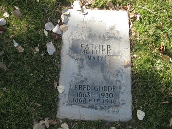 Godde,   Frederich M. ('Fred') gravesite