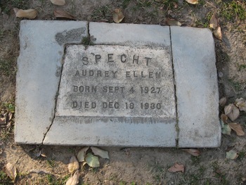 Specht, Audrey Ellen gravesite