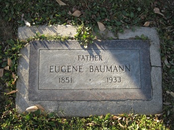 Baumann, Eugene gravesite