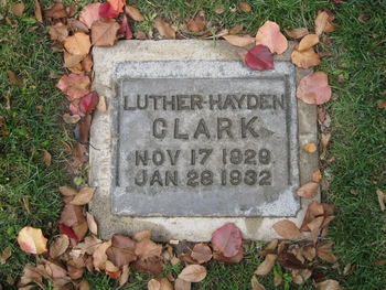 Clark, Luther Hayden gravesite