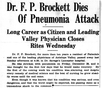 Brockett, Dr. Floyd Percy obituary