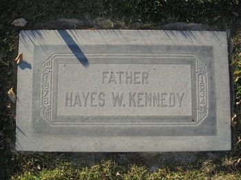 Kennedy, Hayes Wheeler gravesite