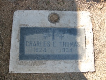 Thomas,   Charles gravesite