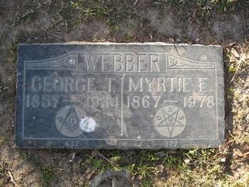 Webber, George Thomas gravesite