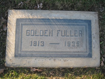 Fuller, Golden H. gravesite