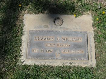 Williams, Charles Daverson gravesite