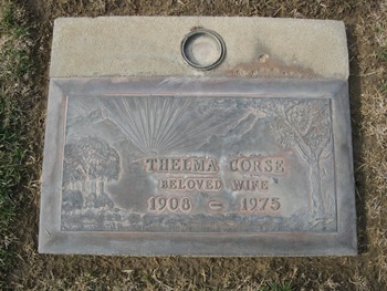 Corse, Thelma gravesite