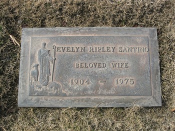 Santino, Evelyn gravesite