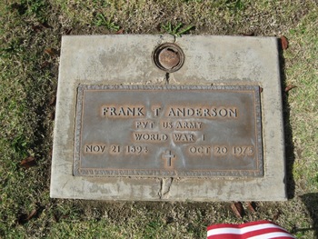 Anderson, Frank T. gravesite