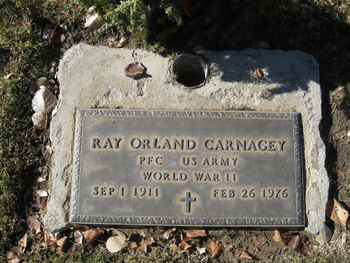 Carnagey, Ray Orland gravesite