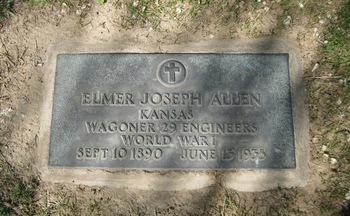 Allen, Elmer Joseph gravesite
