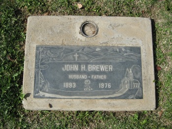 Brewer, John Harrison gravesite