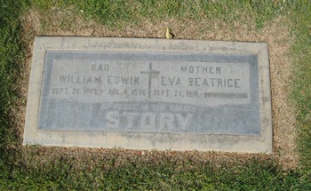 Story, William Edwin gravesite
