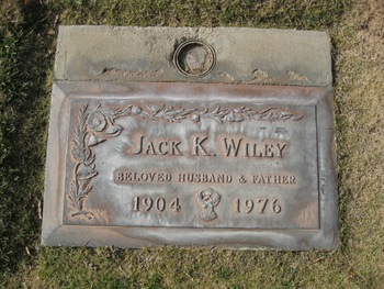 Wiley, John K. ('Jack') gravesite
