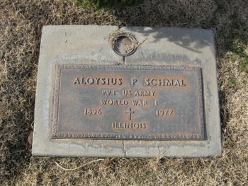 Schmal, Aloysius P. gravesite