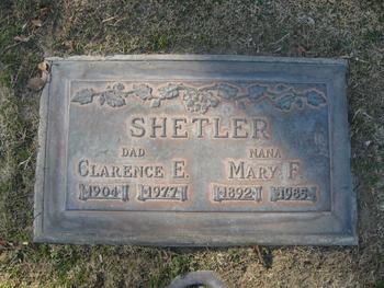 Shetler, Clarence Earl gravesite
