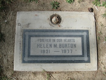 Burton, Helen M. gravesite