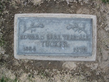 Tucker,   Edward Earl Teasdale gravesite