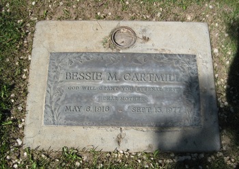 Cartmill, Bessie M. gravesite