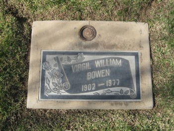 Bowen, Virgil William gravesite
