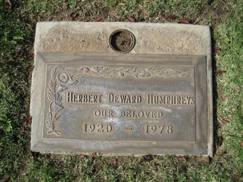 Humphreys, Herbert Deward gravesite