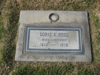 Ross, Doris Kathleen gravesite
