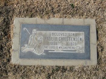 Christensen, Paul Anthony gravesite