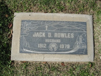 Rowles, Jack Denham gravesite