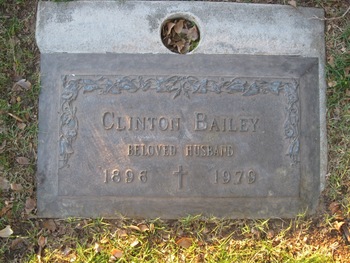 Bailey, Clinton gravesite
