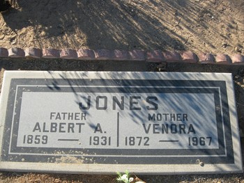 Jones, Venora gravesite