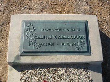 Kimbrough, Edith Virginia gravesite
