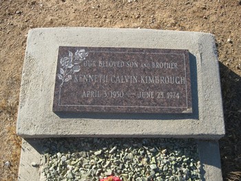 Kimbrough, Kenneth Calvin gravesite