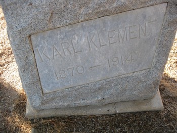 Klement, Karl gravesite